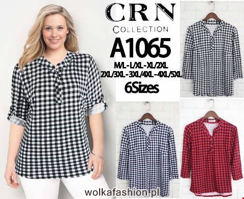 Bluzka  damska China A1065 Mix kolor M/L-4XL/5XL