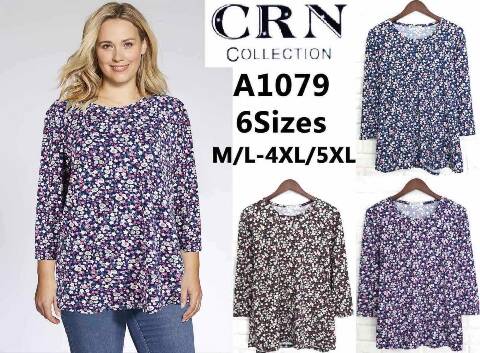 Bluzka damska China A1079 Mix kolor M/L-4XL/5XL 1