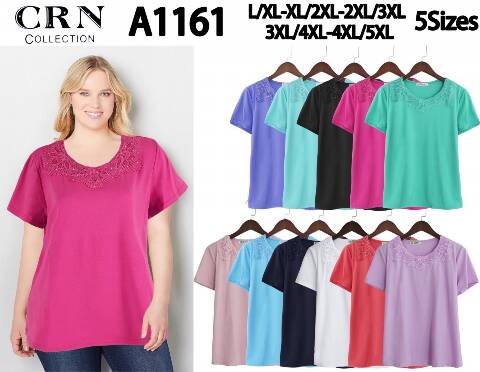 Bluzka damska China A1161 Mix kolor L/XL-4XL/5XL