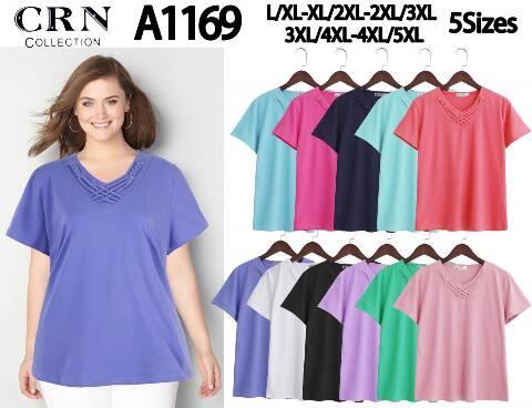 Bluzka damska China A1169 Mix kolor L/XL-4XL/5XL