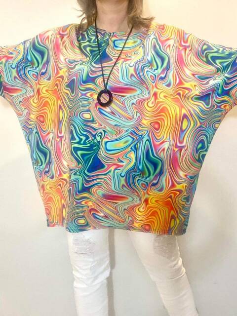 Tunika damskie 3242 Mix kolor Standard (towar polskie)