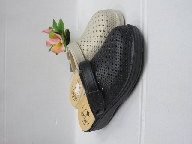 Klapki Damskie 8007 BLACK/WHITE/BEIGE 37-42 1