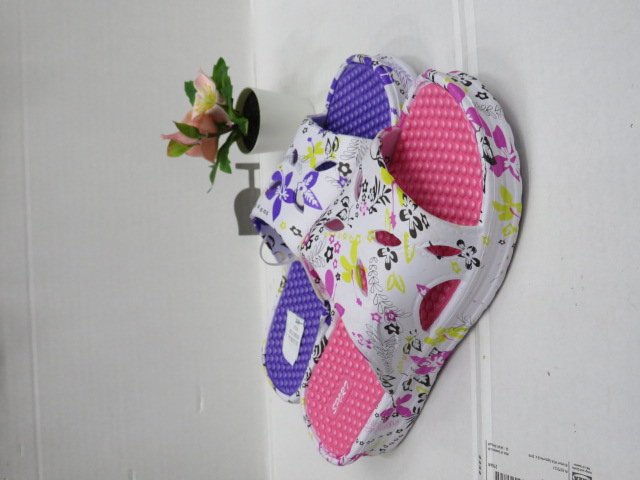 Klapki Damskie 5754 BLUE/RED/PUR/FUX 37-42 MIX KOLOR 1