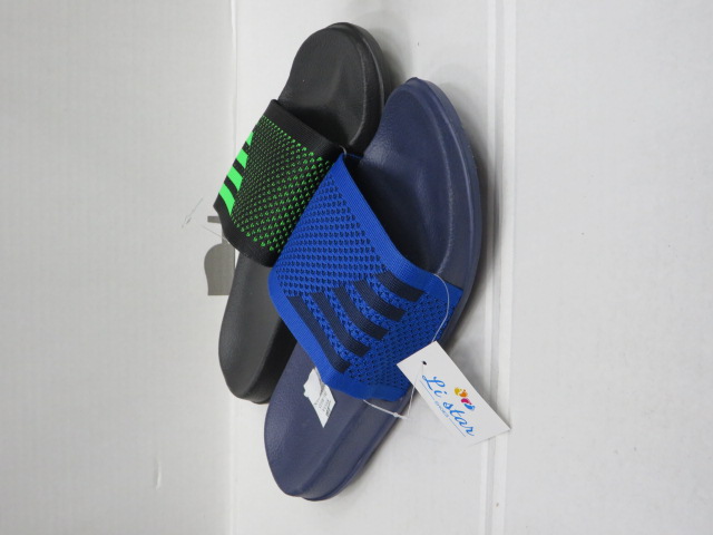 Klapki Męskie 8953A BLACK/RED/ROY/GREEN 41-46 1