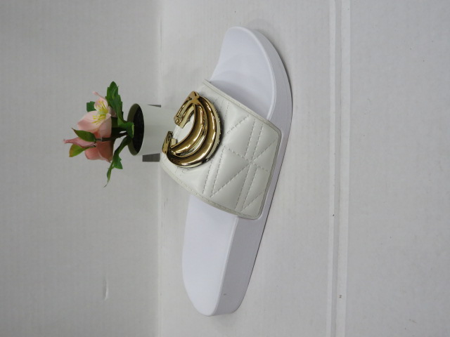 Klapki Damskie 3308-2 WHITE 37-41