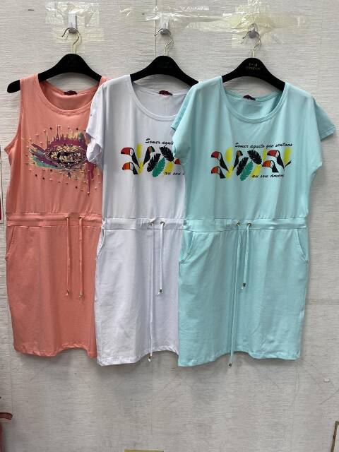 Sukienka damskie 3726 Mix kolor Standard