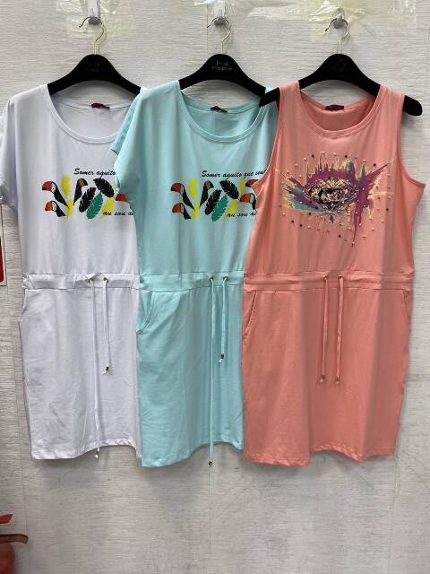 Sukienka damskie 3727 Mix kolor Standard