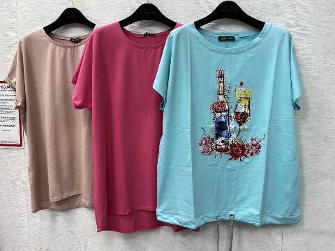 Bluzka damskie 3743 Mix kolor Standard