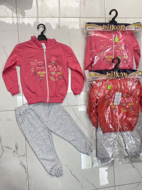 Komplet dziewczęcy 3976 1 kolor 2-5 1