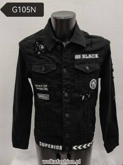 Kurtka jeansowa męska china G105N 1 kolor M-2XL