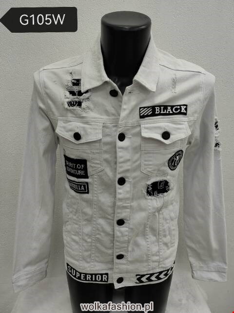 Kurtka jeansowa męska china G105W 1 kolor M-2XL