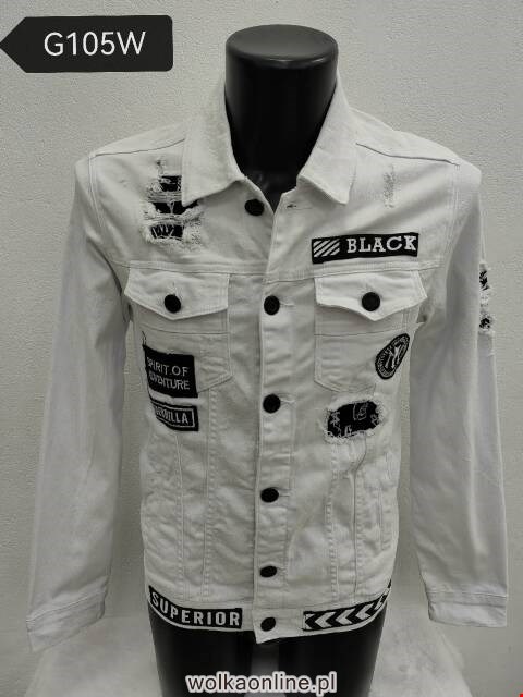 Kurtka jeansowa męska china G105W 1 kolor M-2XL