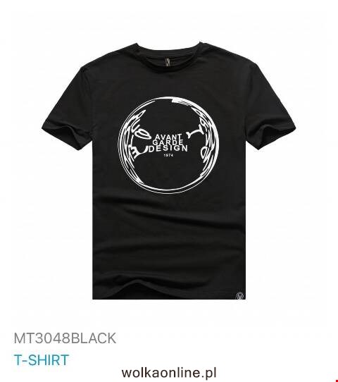 Bluzka męska china MT3048BLACK 1 kolor M-2XL