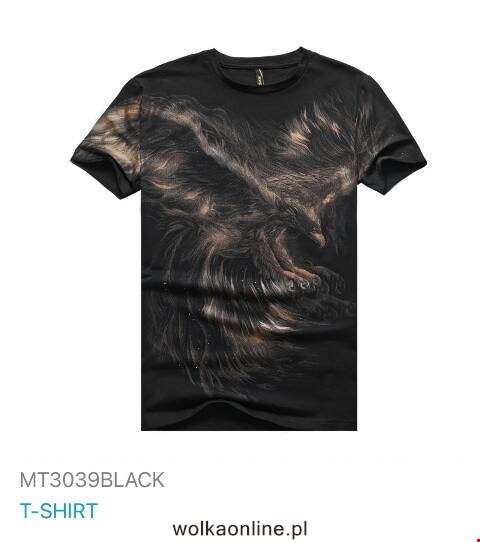 Bluzka męskie china MT3039BLACK 1 kolor M-2XL 