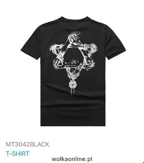 Bluzka męskie china MT3042BLACK 1 kolor M-2XL 