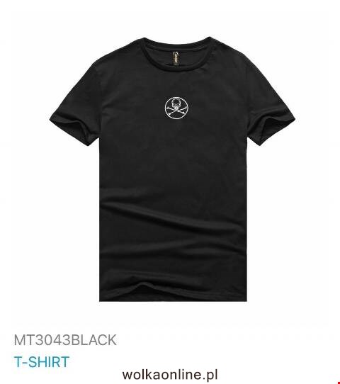 Bluzka męskie china MT3043BLACK 1 kolor M-2XL 