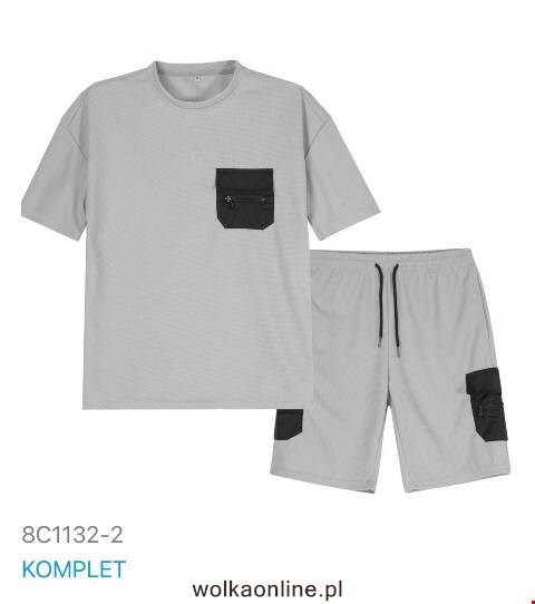 Komplet męskie china 8C1132-2 1 kolor M-2XL