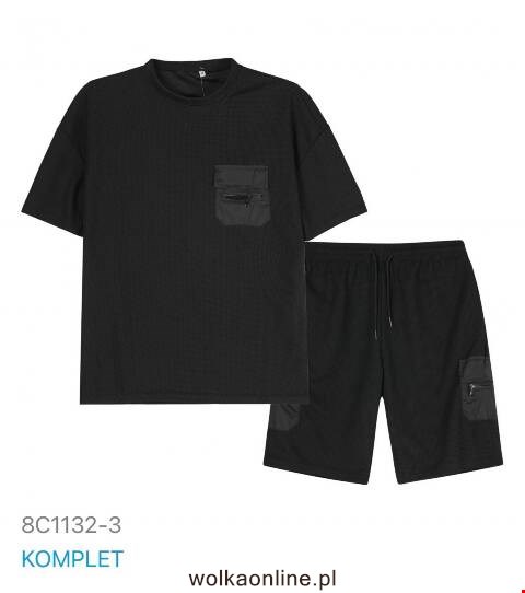 Komplet męskie china 8C1132-3 1 kolor M-2XL