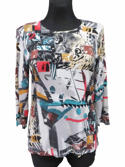 Bluzka  damskie 6302 1 kolor L-4XL (towar polskie)