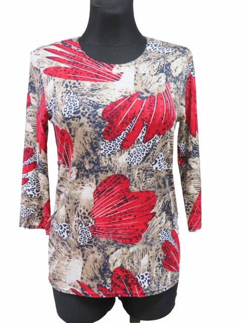 Bluzka damskie 6307 1 kolor L-4XL (towar polskie) 1