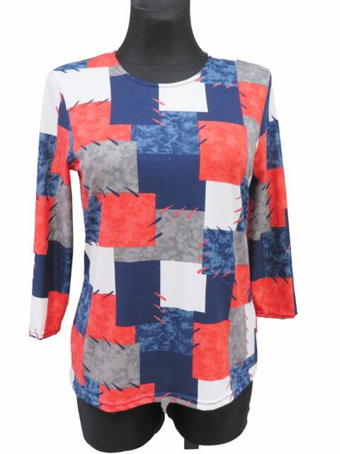 Bluzka damskie 6310 1 kolor L-4XL (towar polskie)