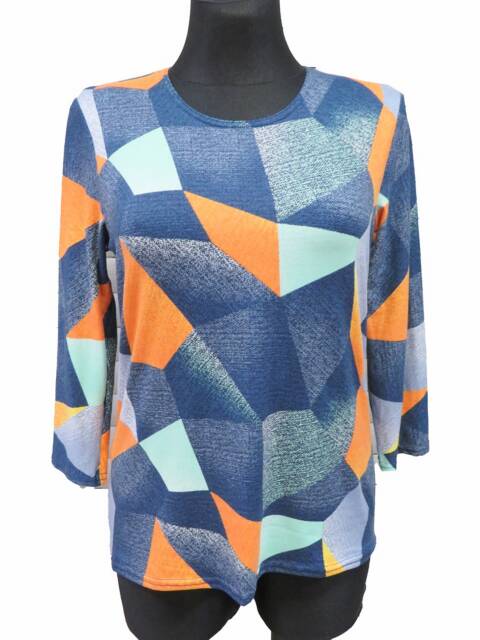 Bluzka damskie 6313 1 kolor L-4XL (towar polskie)