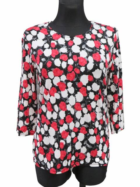 Bluzka damskie 6329 1 kolor L-4XL (towar polskie)
