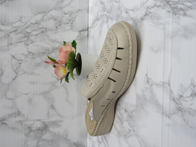 Klapki Damskie J19-11 BEIGE 36-41 1