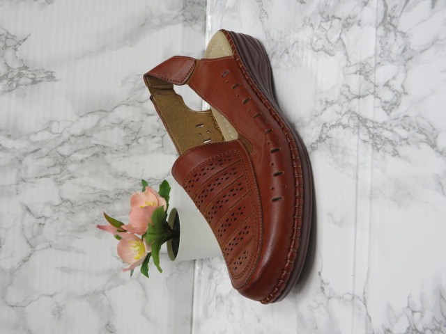 Sandały damskie J19-13 BROWN 36-41