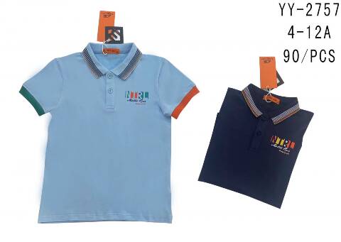 Bluzki chłopięce YY-2757 Mix kolor 4-12 1