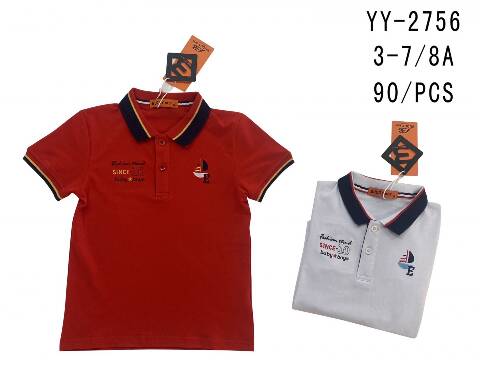 Bluzki chłopięce YY-2756 Mix kolor 3-8 1