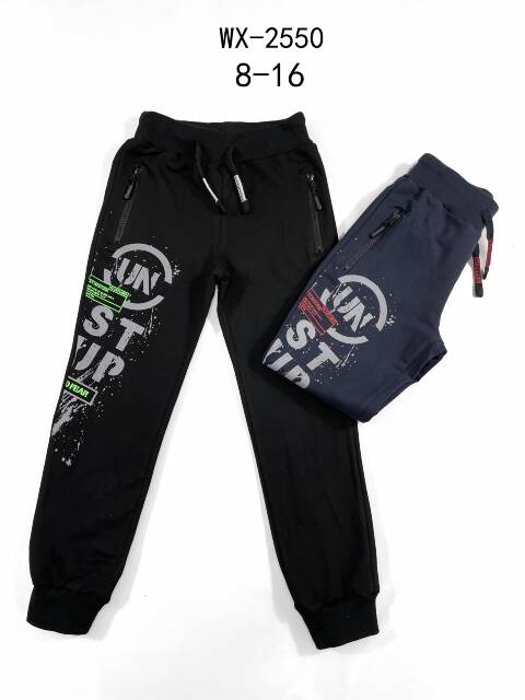 Spodnie dresowe chłopięce WX-2550 Mix kolor 8-16 1