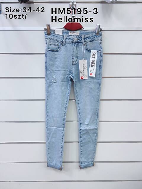 Jeansy damskie HM5195-3 1 kolor 34-42 1