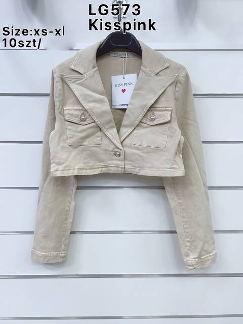 Kurtka jeansowa damskie LG573 1 kolor XS-XL 1