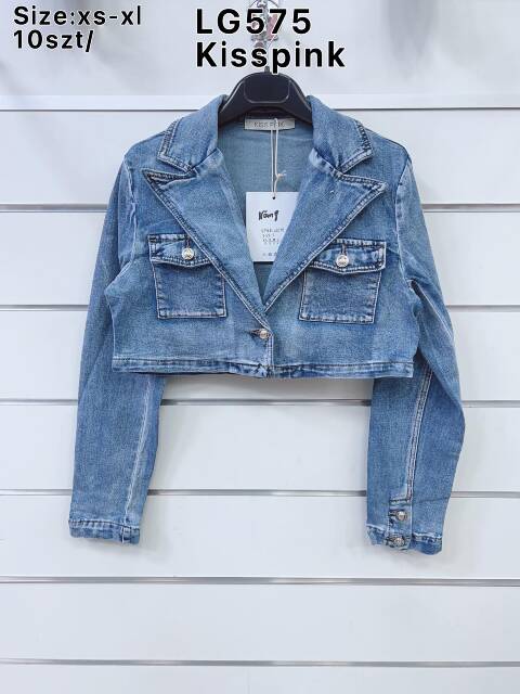 Kurtka jeansowa damskie LG575 1 kolor XS-XL 1