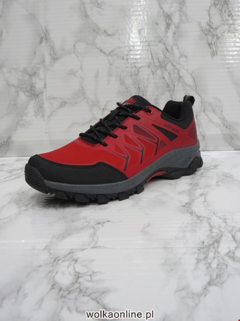 Sportowe Damskie 7079-4 RED/BLACK 36-41