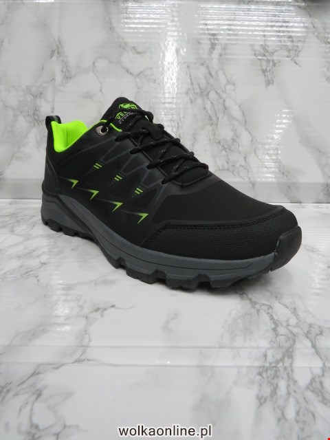 Trampki Męskie 7059-2 BLACK/GREEN 41-46