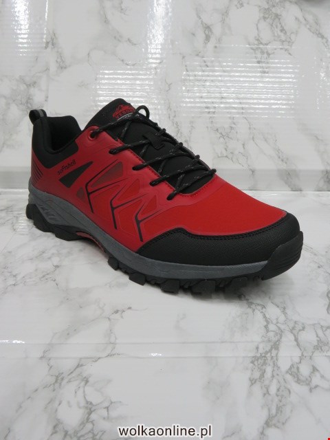 Trampki Męskie 7080-4 RED/BLACK 41-46