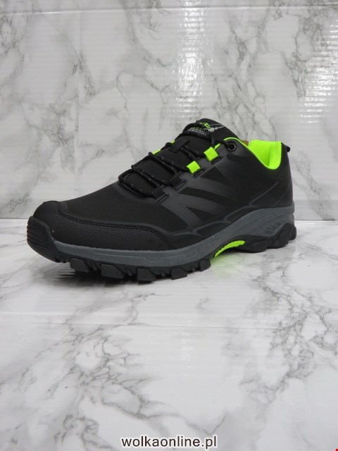 Trampki Męskie 7056-2 BLACK/GREEN 41-46