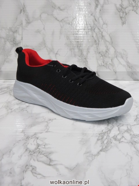 Sportowe Męskie N2562-1 BLACK/RED 41-46