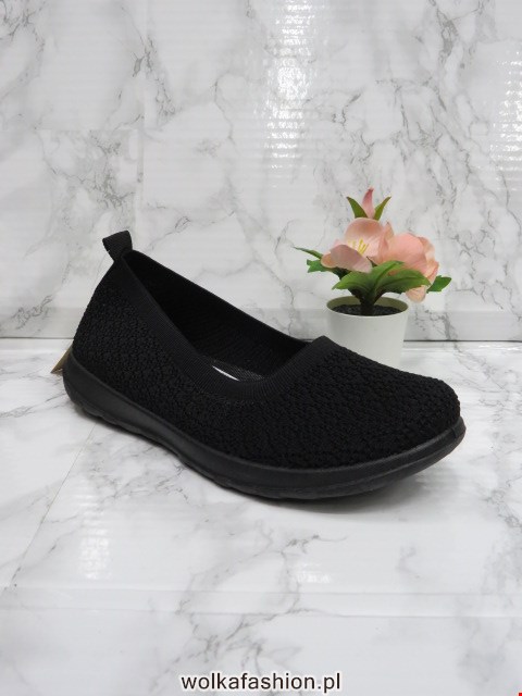 Półbuty Damskie 0557 BLACK/BLACK 36-41