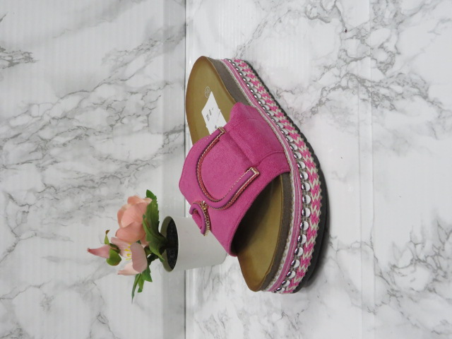 Klapki Damskie 888-525 FUSHIA 36-41