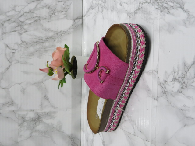 Klapki Damskie 888-525 FUSHIA 36-41 1