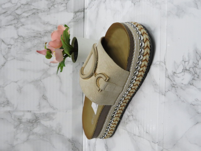 Klapki Damskie 888-525 BEIGE 36-41 1
