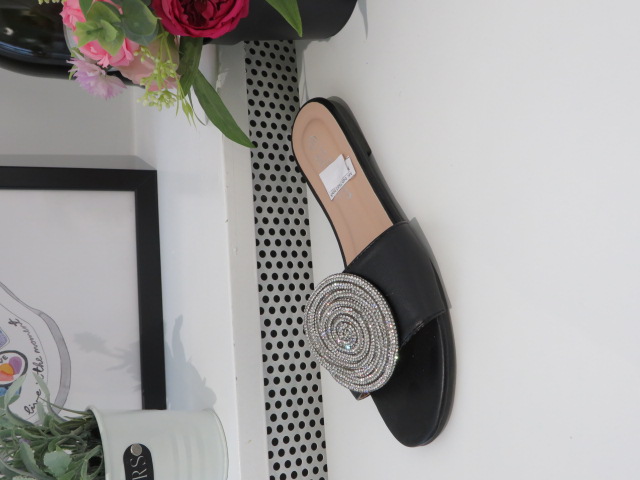 Klapki Damskie BQB7667 BLACK 36-41