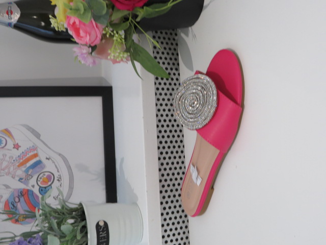 Klapki Damskie BQB7667 FUSHIA 36-41