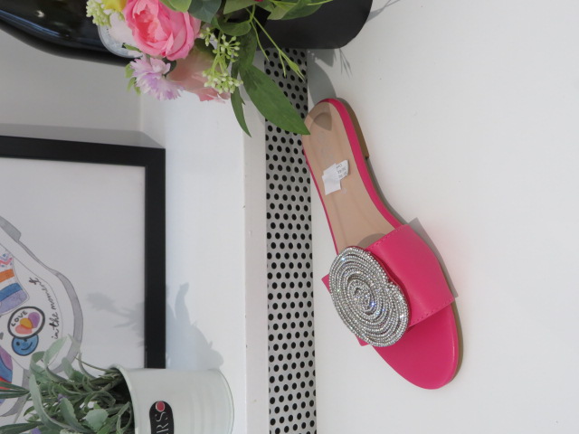 Klapki Damskie BQB7667 FUSHIA 36-41 1