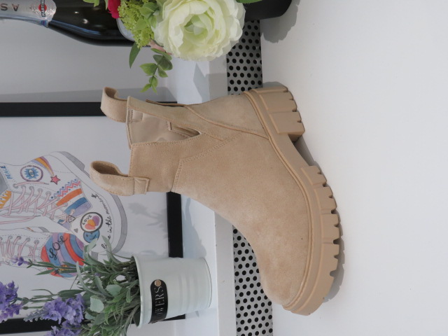 Botki Damskie 5688 BEIGE 36-41