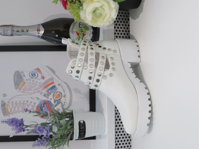 Botki Damskie 8355 WHITE 36-41 1