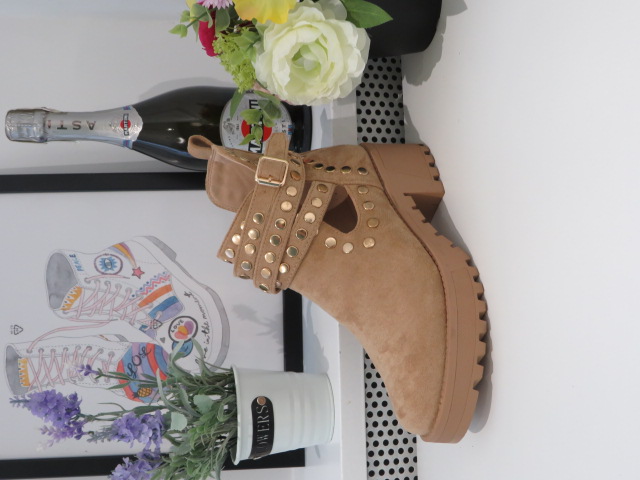 Botki Damskie 8358 BEIGE 36-41